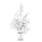 26" Unlit White Frost White Tabletop Artificial Christmas Tree